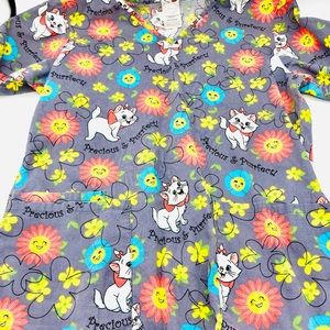 Adorable Aristocats scrub top